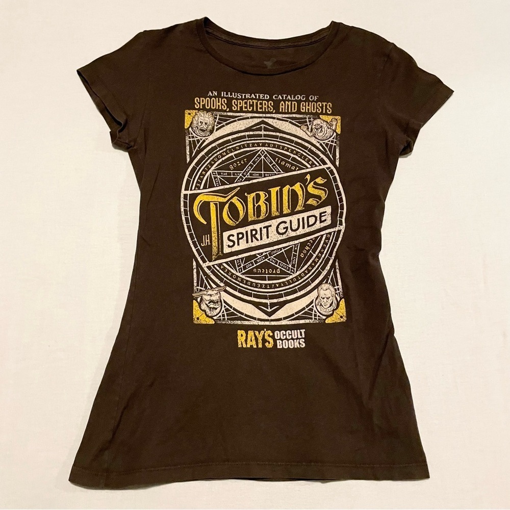 Tobin's Spirit Guide Ghostbusters Womens T-Shirt Size Medium Tee Shirt Tee Fury
